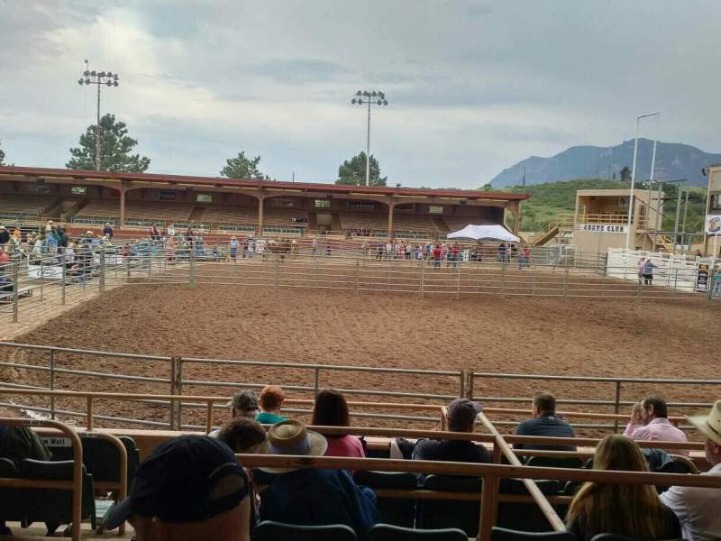 Crowd at Norris Penrose Event Center rodeo stands