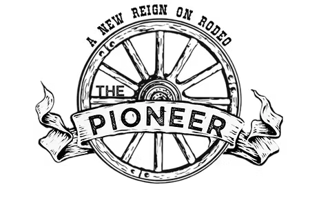 The Pioneer Rodeo — Wagon Wheel Logo